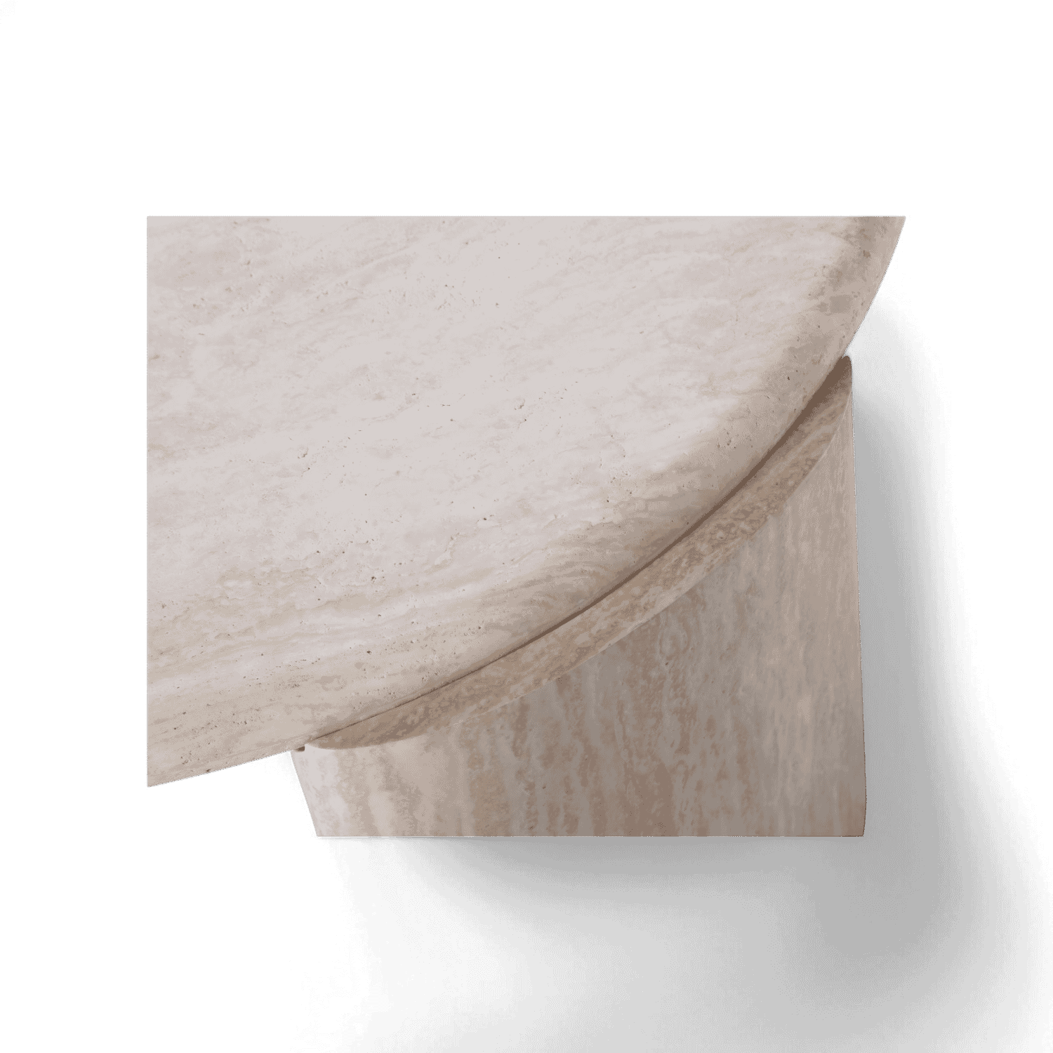 GotLuxury Coffee Table Travertine - Image 4