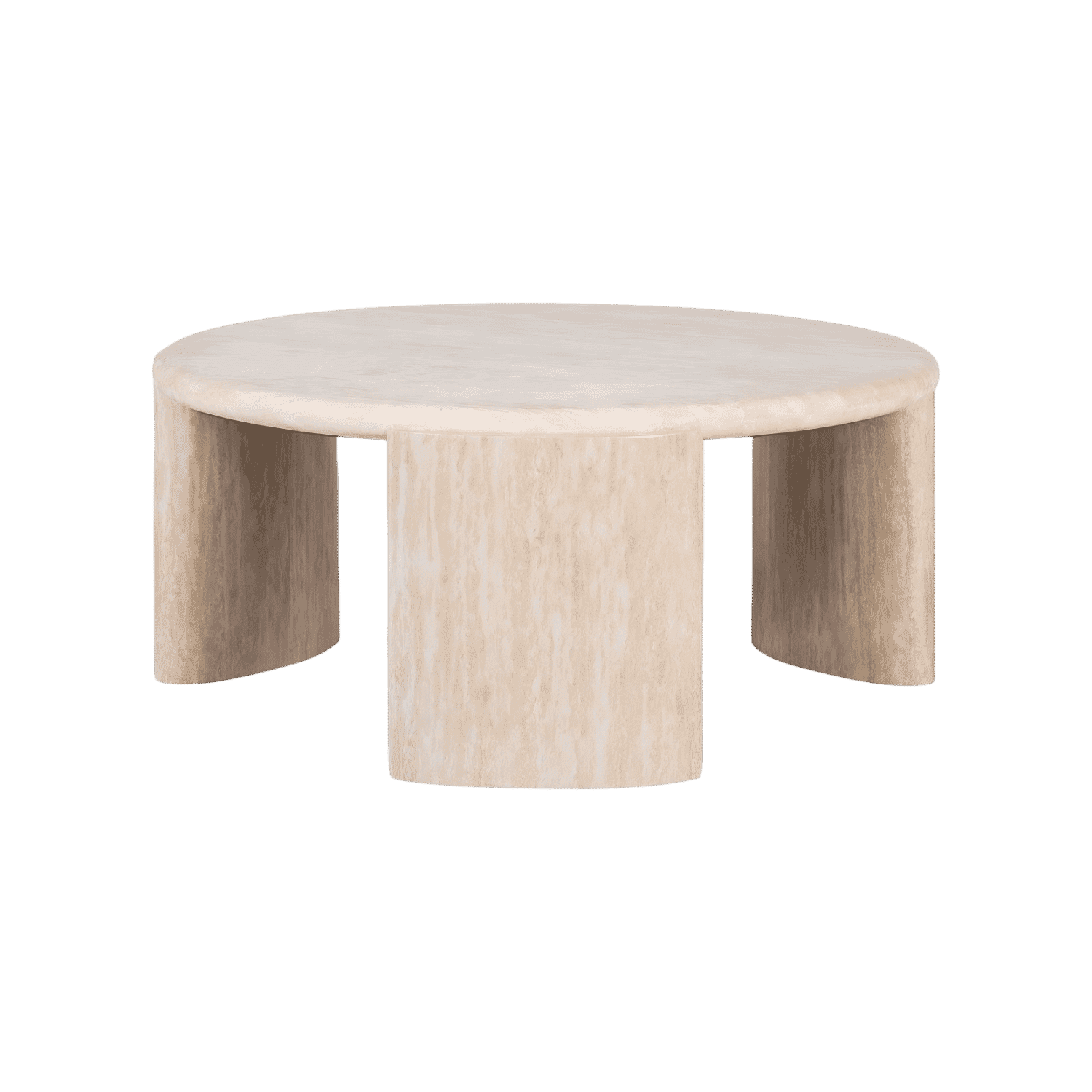 GotLuxury Coffee Table Travertine
