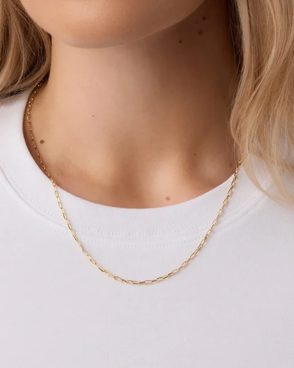 253-107-G_3_69e50c8a-4f04-4609-b4b2-1f636f07c707 18K Gold Plated Delicate Chain Necklace