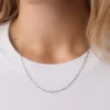 Silver Plated Delicate Chain Necklace
